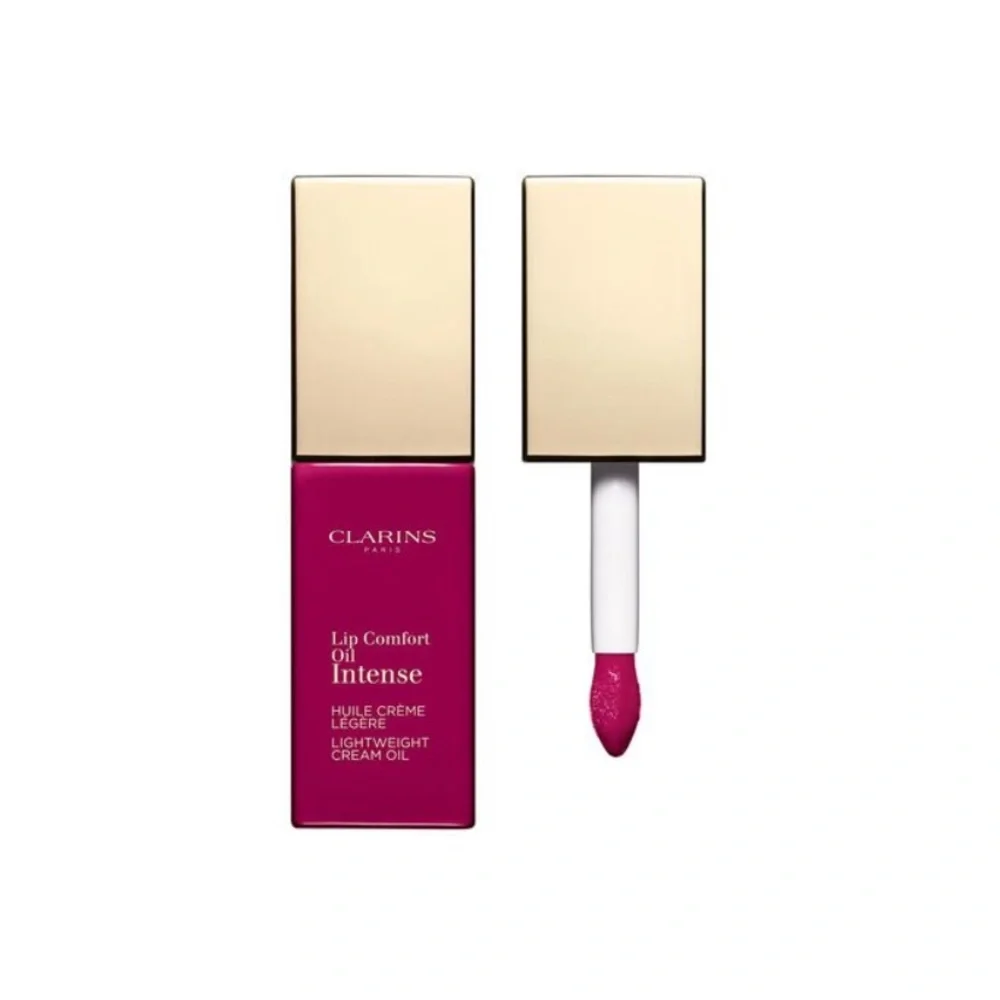 Clarins Paris Lip Comfort Oil Intense - Hydrating Lip Oil in Intense Plum 02